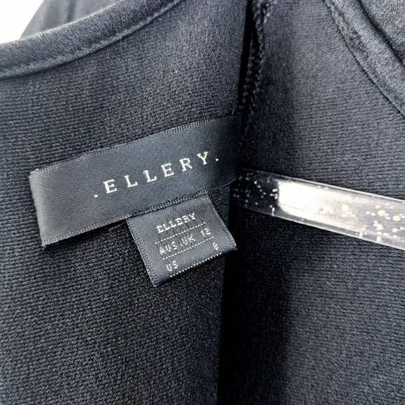 Ellery Long Black Two Way Crepe Maxi Dress - Picture 3 of 4